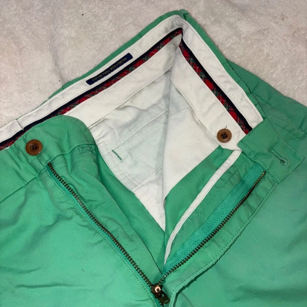 POLO RALPH LAUREN Chino Shorts Mens 32 Green Stretch Classic Fit 9